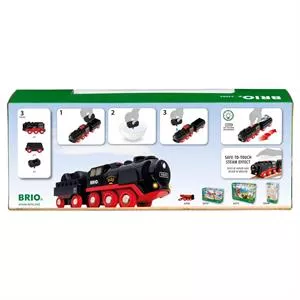 Brio World Battery-Operated Steaming Train